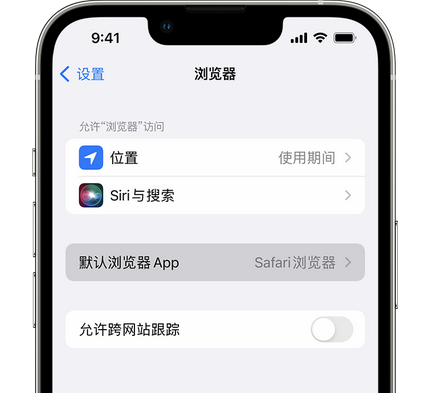 溧阳苹果手机维修店分享如何在iPhone上设置默认浏览器